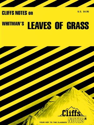 cover image of CliffsNotes on Whitman's Leaves of Grass